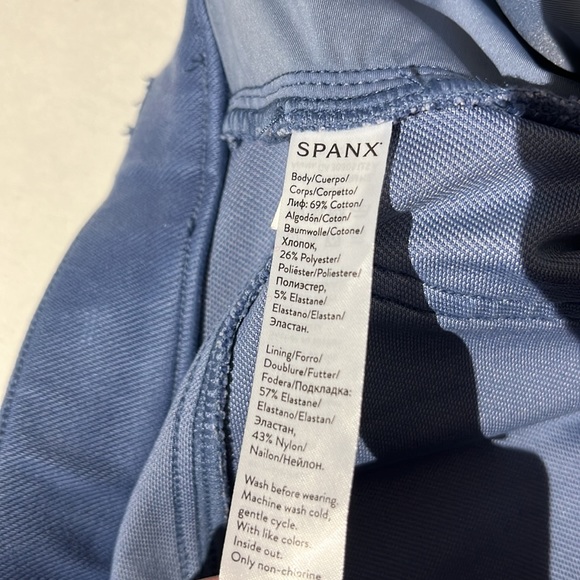 SPANX Jean-ish medium blue leggings ankle pants jeans - Picture 5 of 9